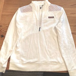 White Vineyard Vines Women’s Pullover-LG Very soft & warm. No stains. Worn once.